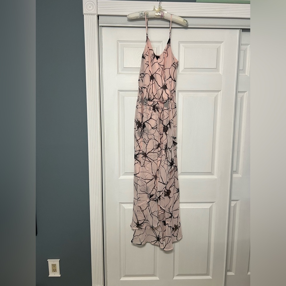 Banana Republic Blush Floral Maxi Dress